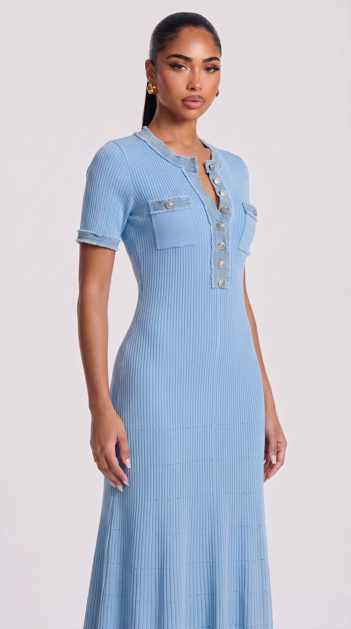 Siera Maxikleid - Blau