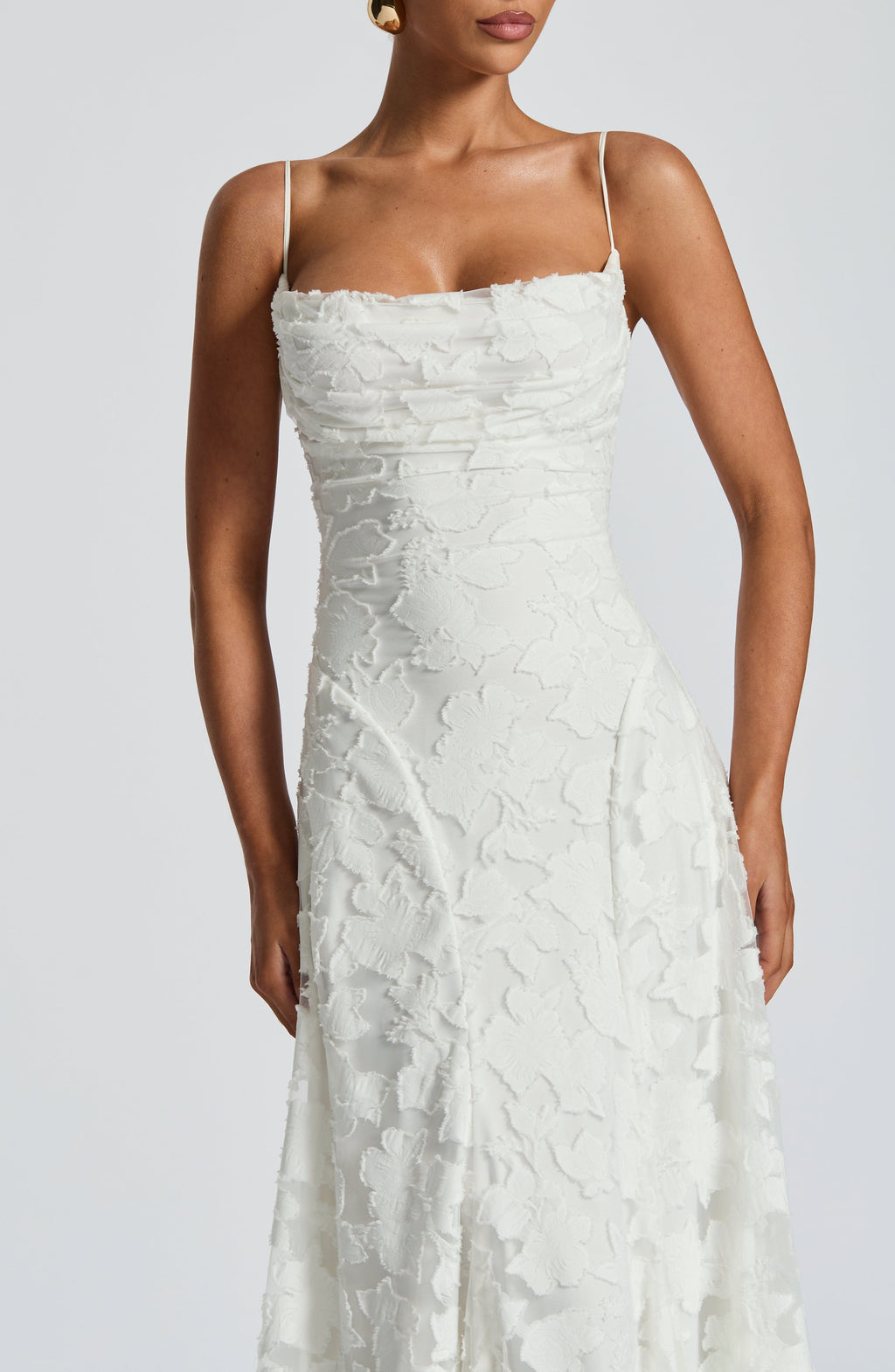 Aurelia Maxikleid - Weiß