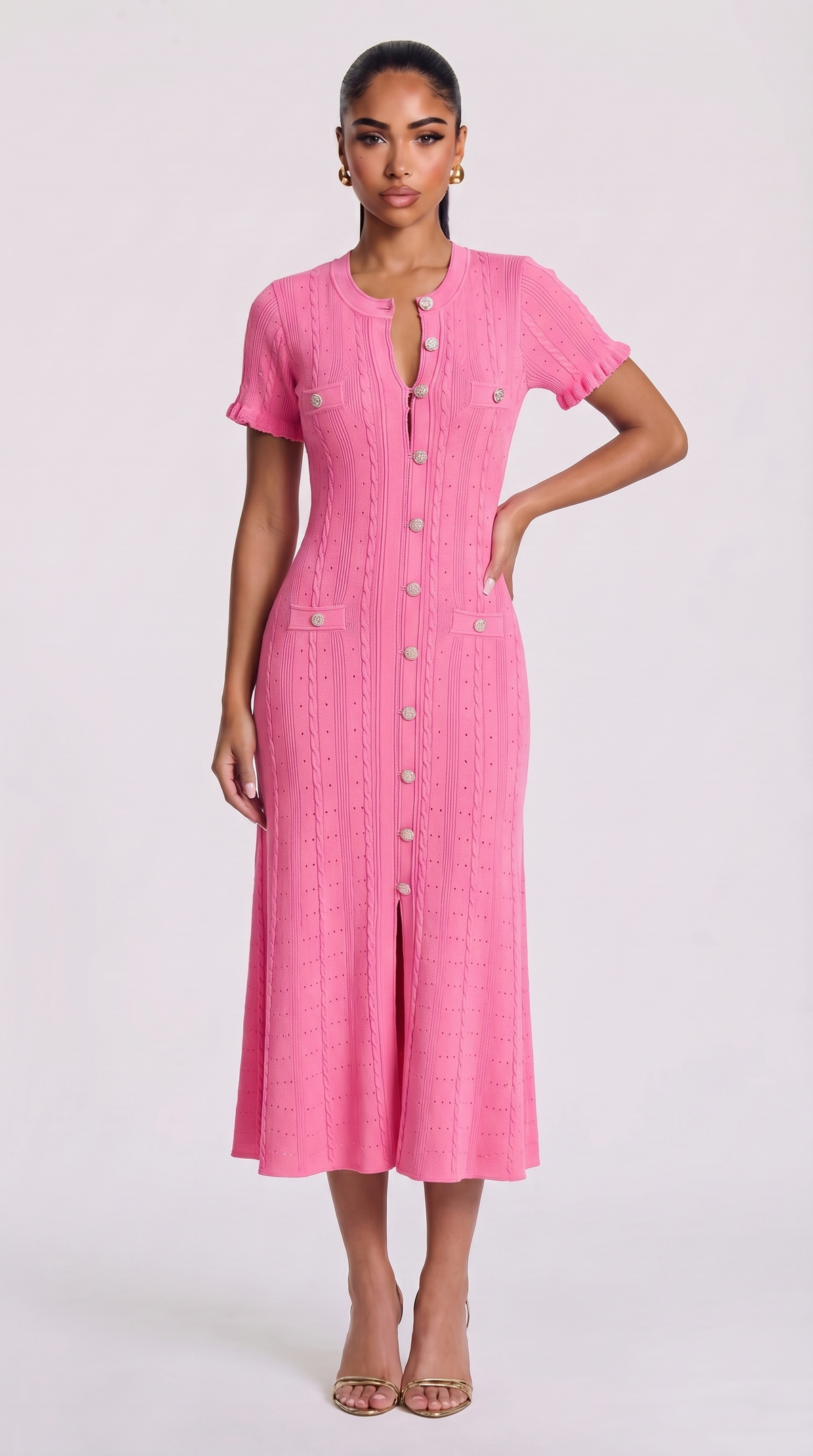Aria Maxikleid - Pink