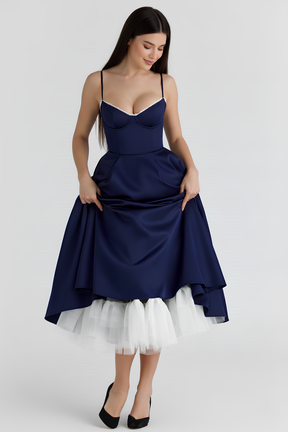 Cloe Midi Dress - Double-layered