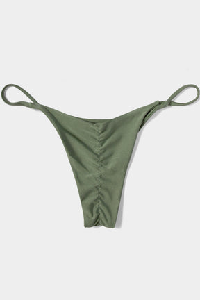 Capri Bottom - Shiny Sage Green