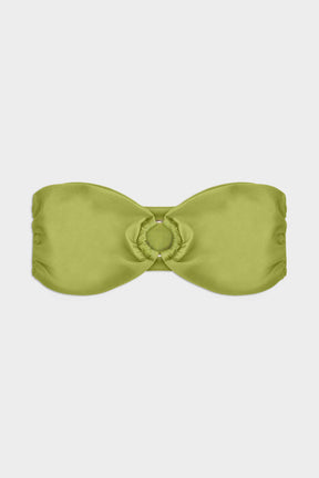 Caia Top - Citrus Green Shine