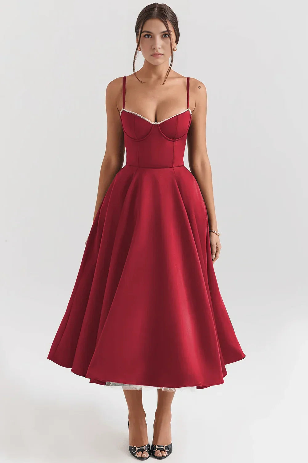 Cloe Midi Dress - Double-layered