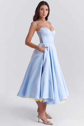 Cloe Midi Dress - Double-layered