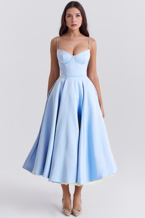Cloe Midi Dress - Double-layered