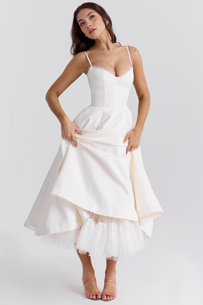 Cloe Midi Dress - Double-layered