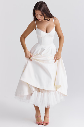 Cloe Midi Dress - Double-layered