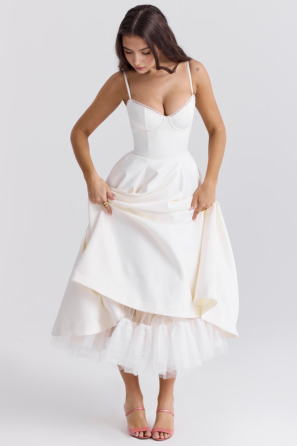 Cloe Midi Dress - Double-layered
