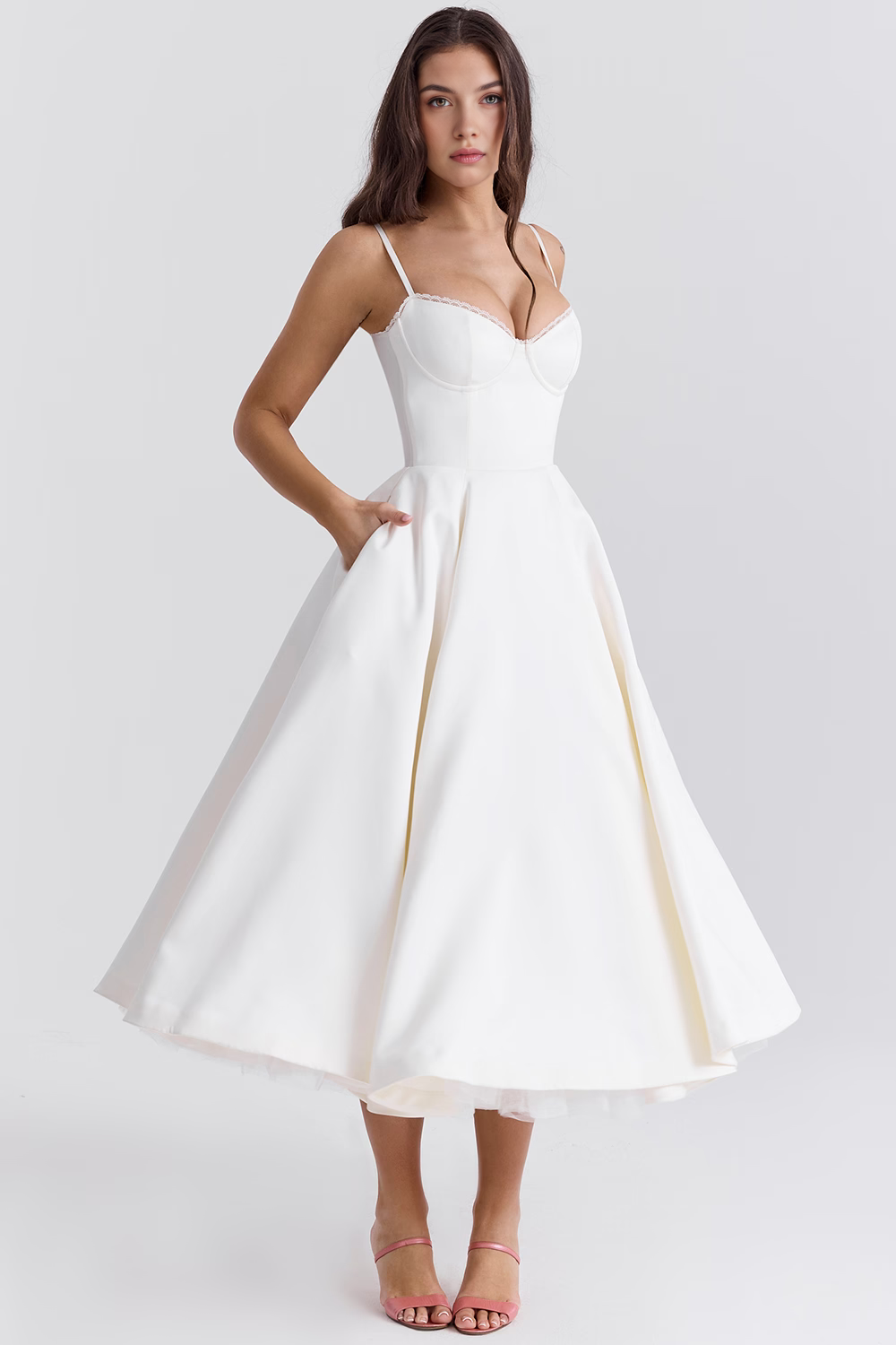 Cloe Midi Dress - Double-layered