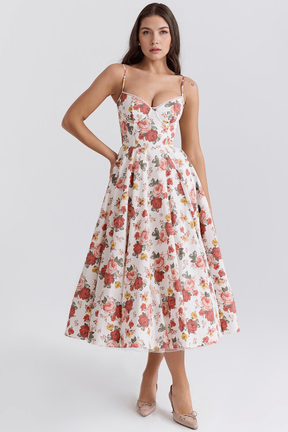Cloe Midi Dress - Double-layered