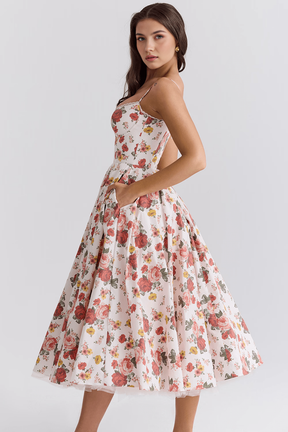 Cloe Midi Dress - Double-layered