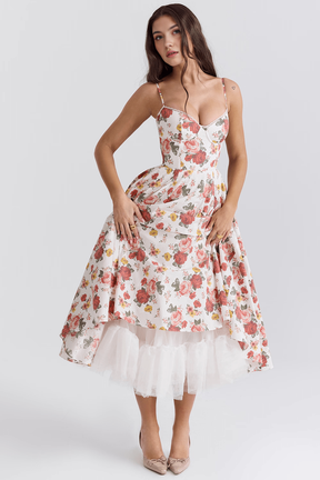 Cloe Midi Dress - Double-layered
