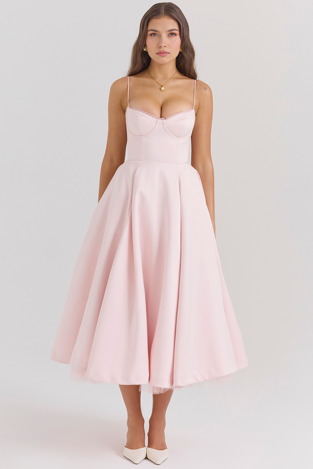 Cloe Midi Dress - Double-layered
