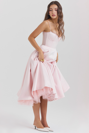 Cloe Midi Dress - Double-layered
