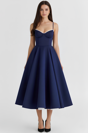 Cloe Midi Dress - Double-layered