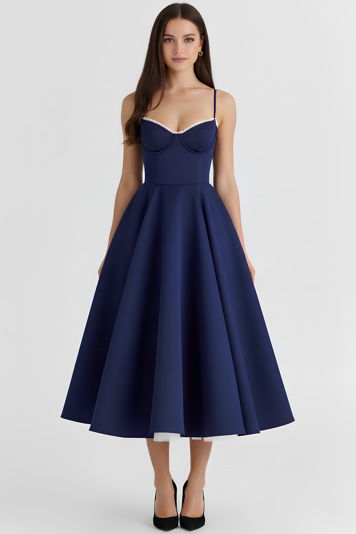 Cloe Midi Dress - Double-layered