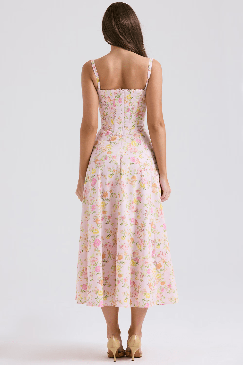 Midi dress Louise + detachable corset