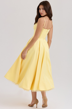 Cloe Midi Dress - Double-layered