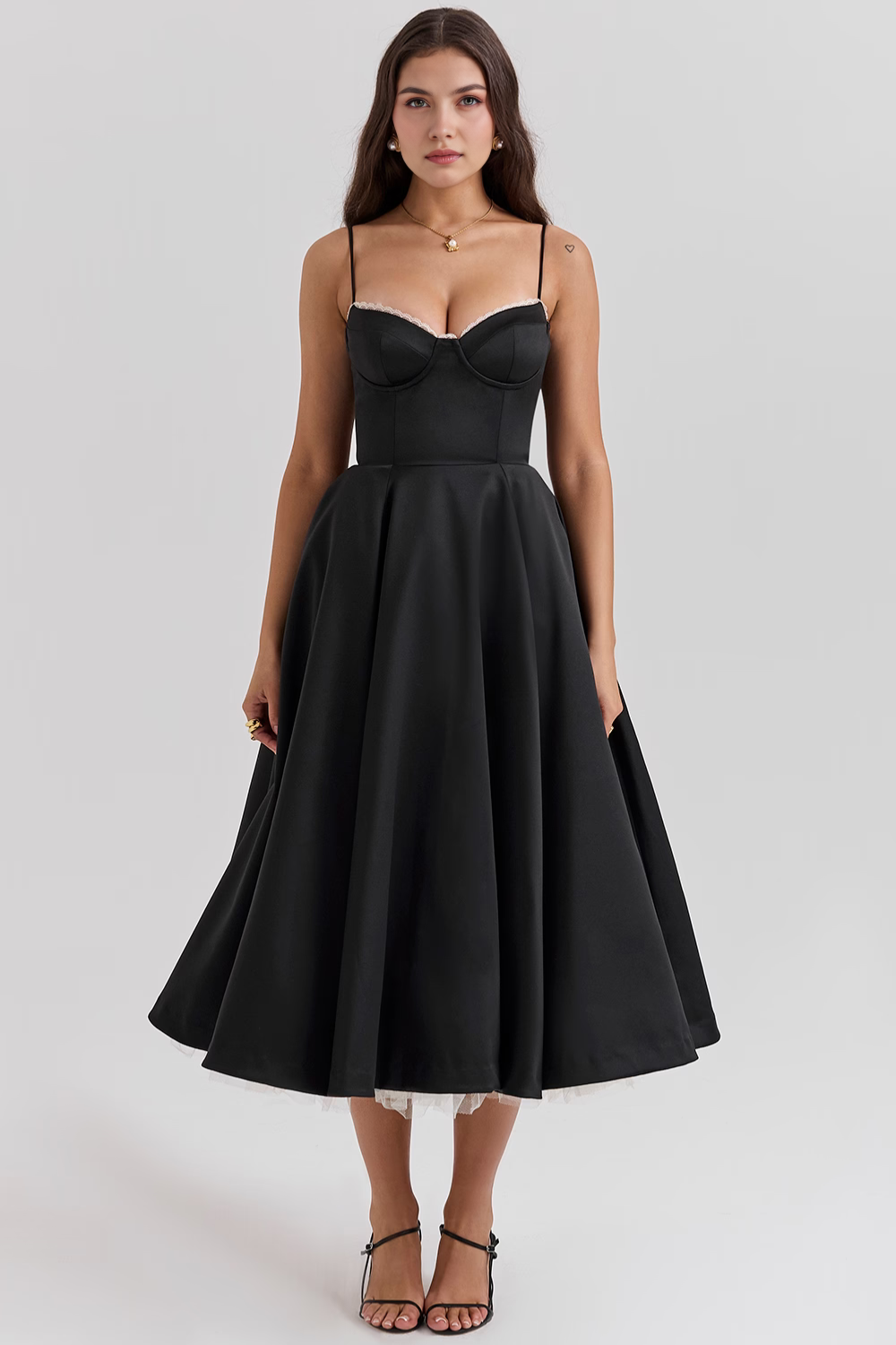 Cloe Midi Dress - Double-layered