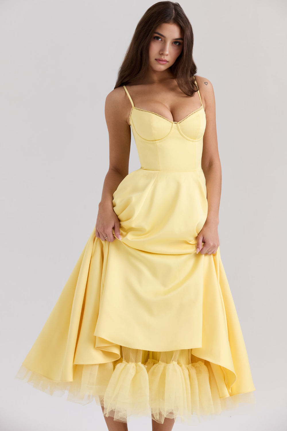 Cloe Midi Dress - Double-layered