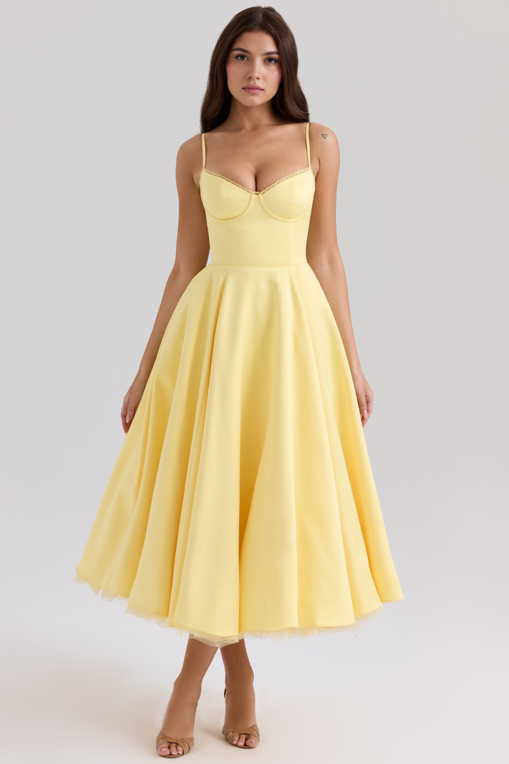 Cloe Midi Dress - Double-layered