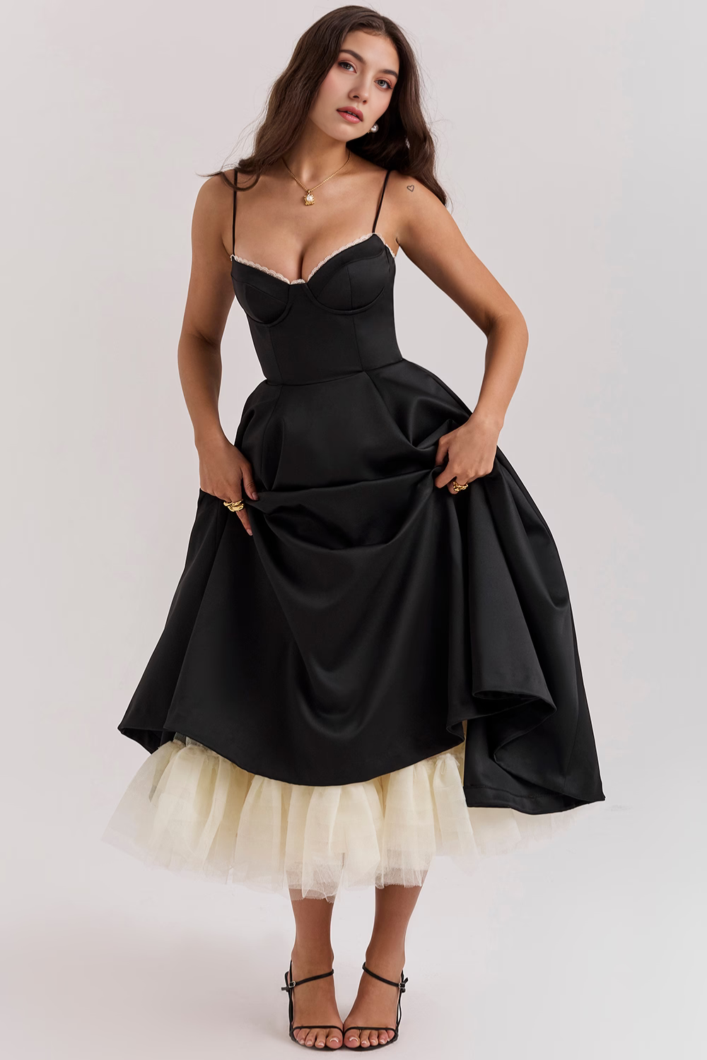 Cloe Midi Dress - Double-layered
