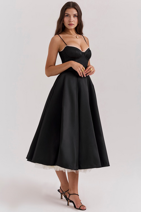 Cloe Midi Dress - Double-layered