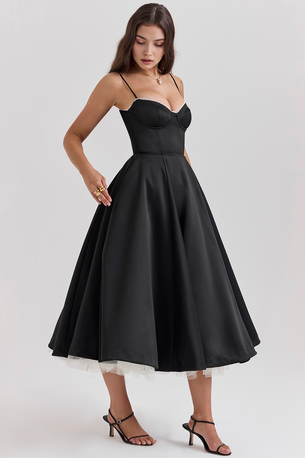 Cloe Midi Dress - Double-layered