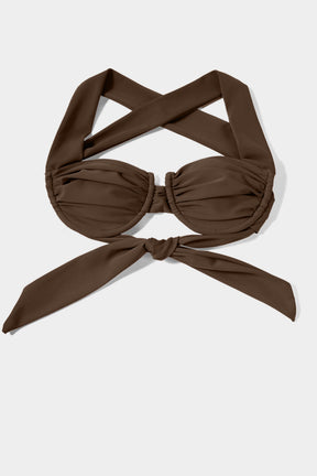 Dalmatia Top - Chestnut Brown