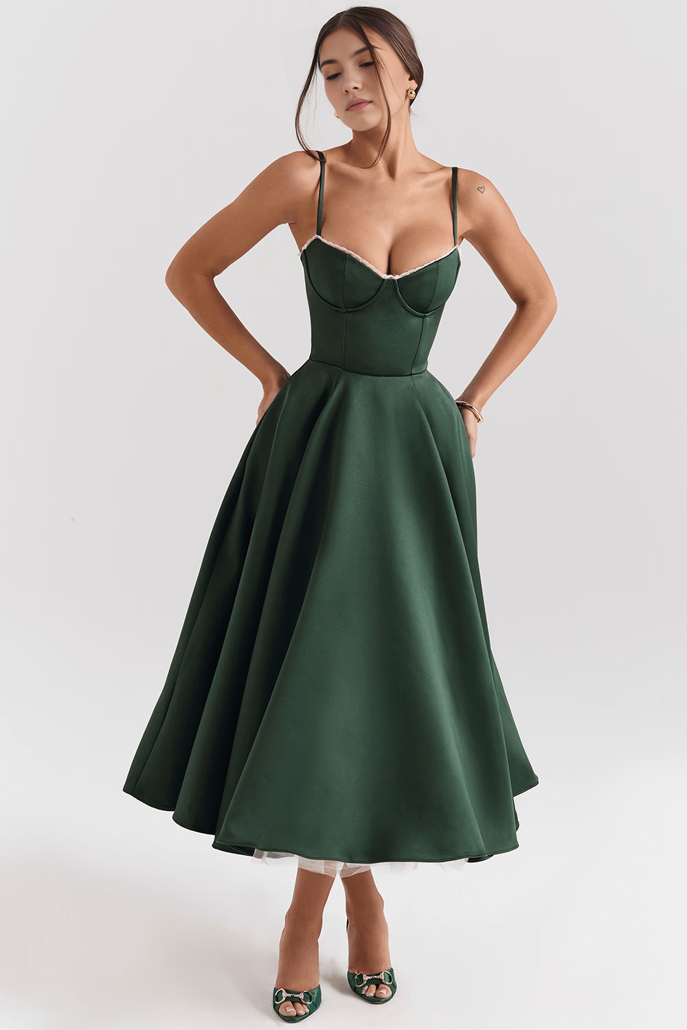 Cloe Midi Dress - Double-layered