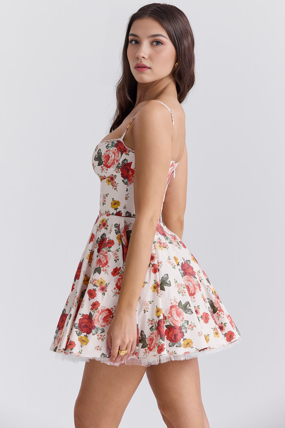 Short dress Cloe - Double-layered