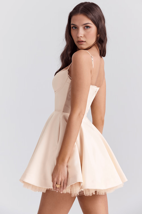 Short dress Cloe - Double-layered