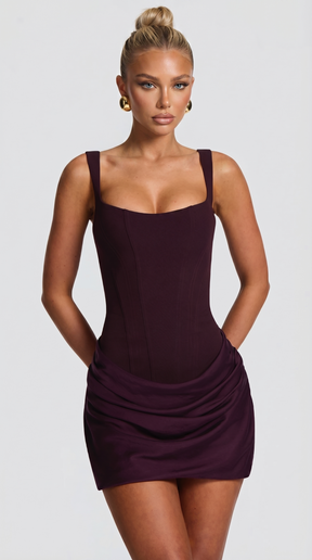 Clara Minikleid - Plum