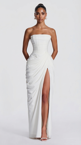 Nayla Maxikleid - Ivory