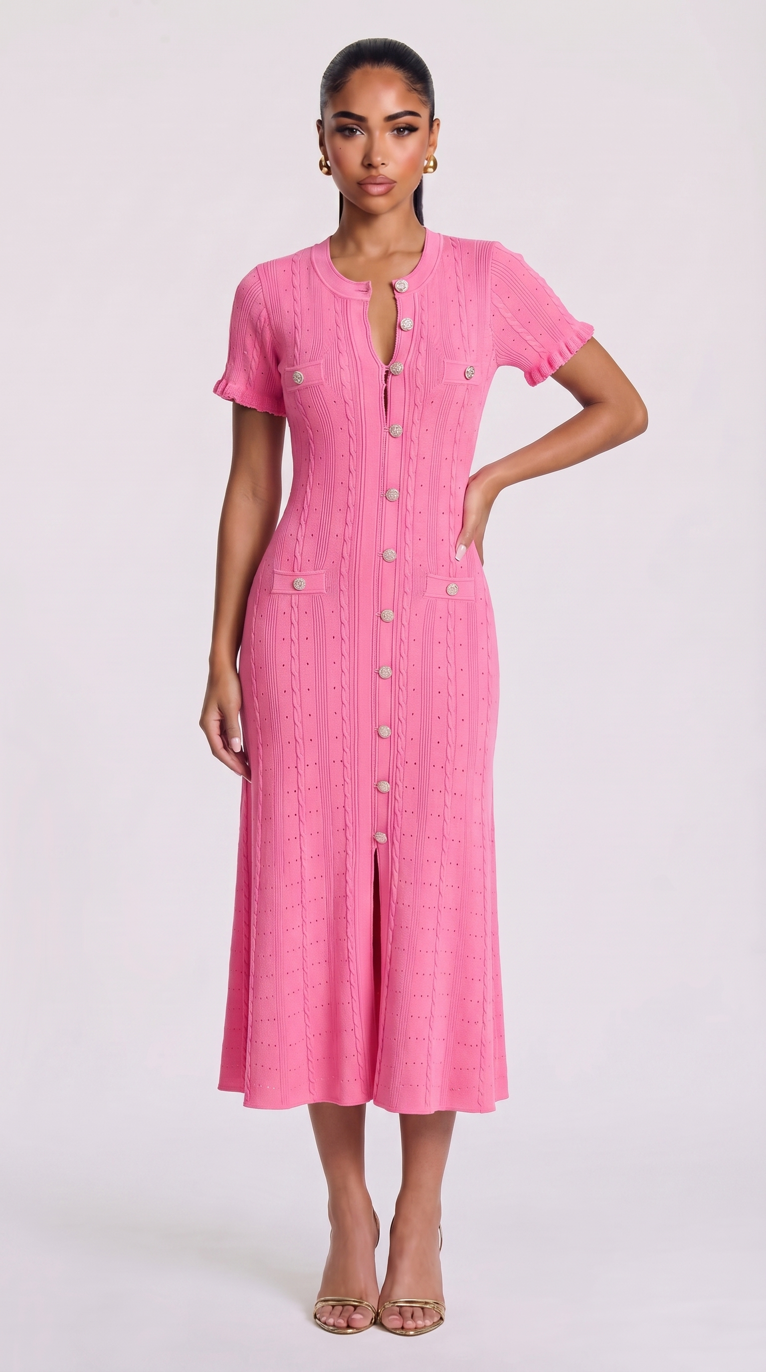 Aria Maxikleid - Pink